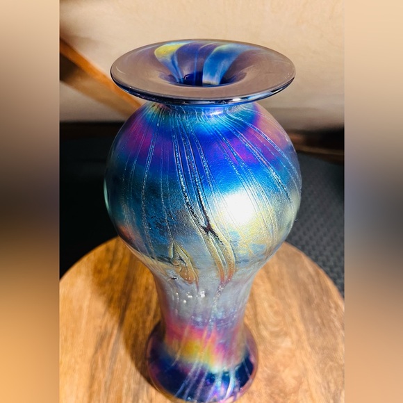 Garry Cohen Blown Glass Favrile Glass Vase - Picture 5 of 9